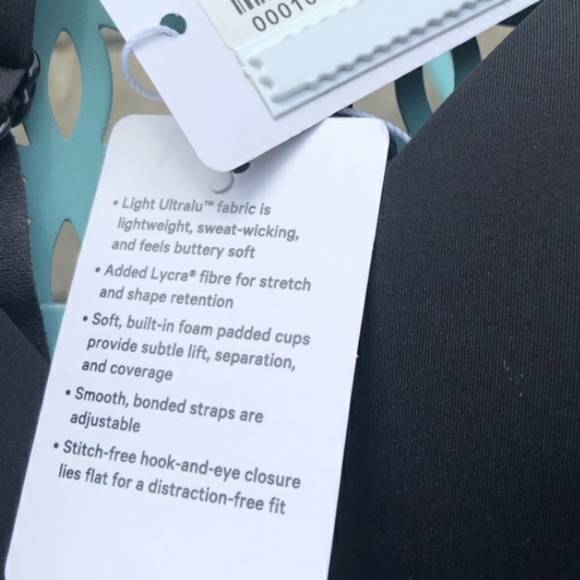 LULULEMON 34 C NWOT  Lululemon Take Shape Bra Black - Picture 13 of 16